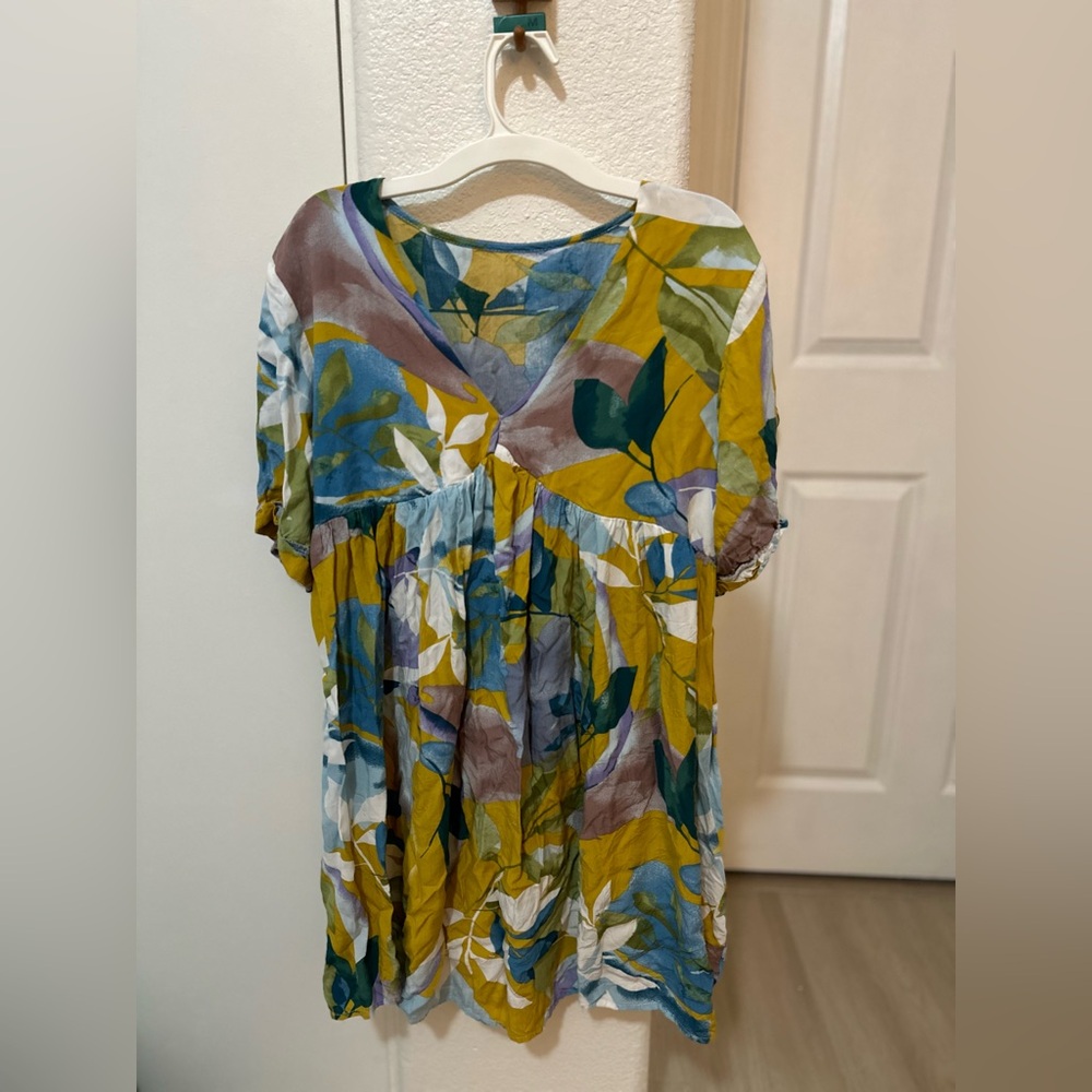Floral V-Neck Dress